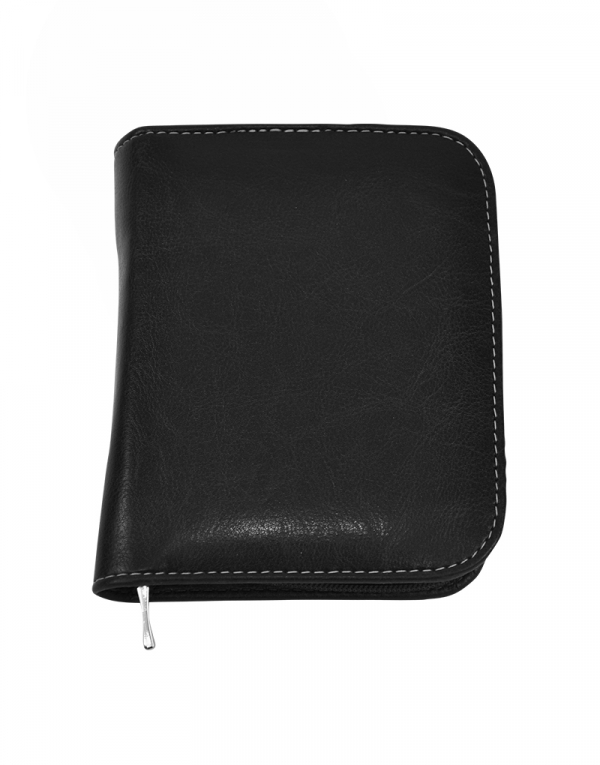 Kit higiene em material sintetivo preto fechado
