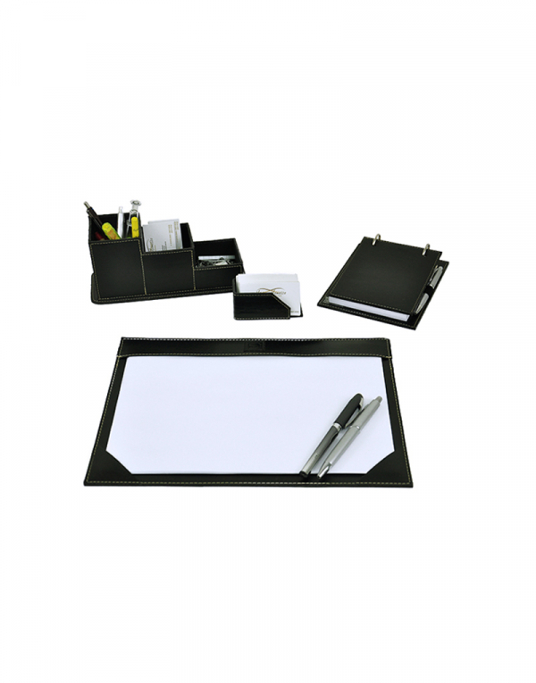 Risque e rabisque para folhas a3 produzido em material sintético preto foto com imagem ilustraticva de itens de escritorio