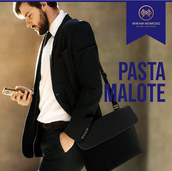 Pasta malote bidin preta em modelo