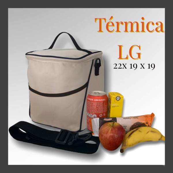 Foto ilustratica termica LG com itens mantem a temperatura dos alimentos