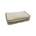 porta joias em material sintetico serpente branco mcom dourado e detalhe em sintetico dourado foto superior