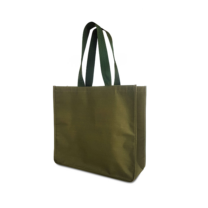 Uma bolsa verde musgo