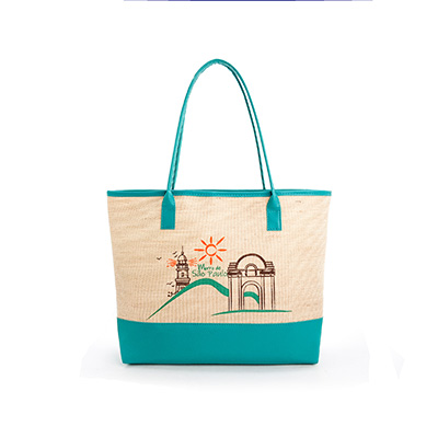 Uma Ecobag com alça preta