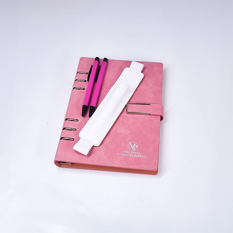 caneta personalizada com caderno e porta caneta kit brinde corporativo